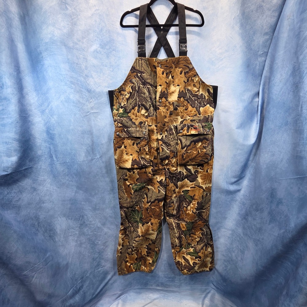 10x Gore-Tex Advantage Camo Hunting Bib Overalls Mens 2XL Waterproof Rainwear